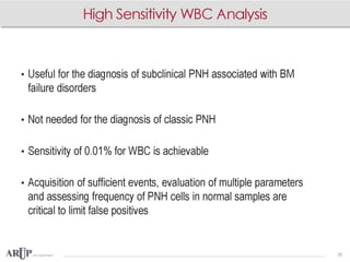 Paroxysmal Nocturnal Hemoglobinuria hematology aspect | PPT