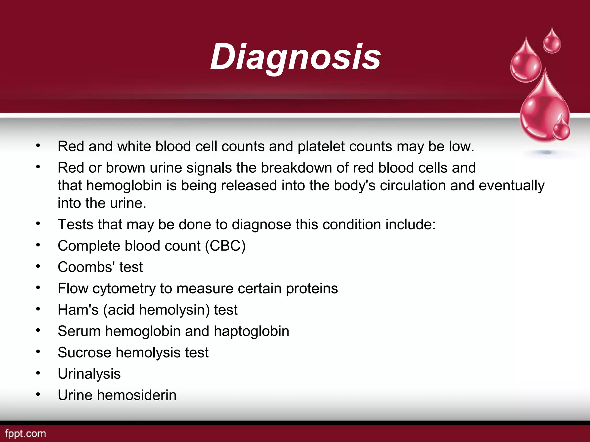 Paroxymal Nocturnal HemoglobinurIa | PPT