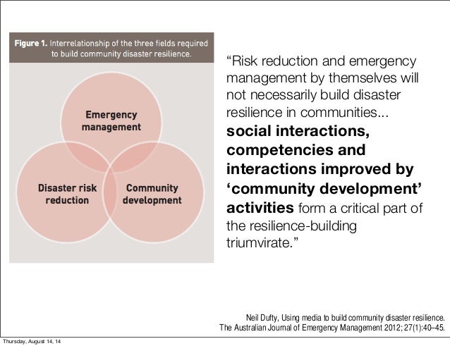 Using Social Media To Build Community Disaster Resilience Using Social Media To Build Community Disaster Resilience