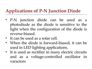 PN Junction Diode - VI Characteristics Working | PPTX