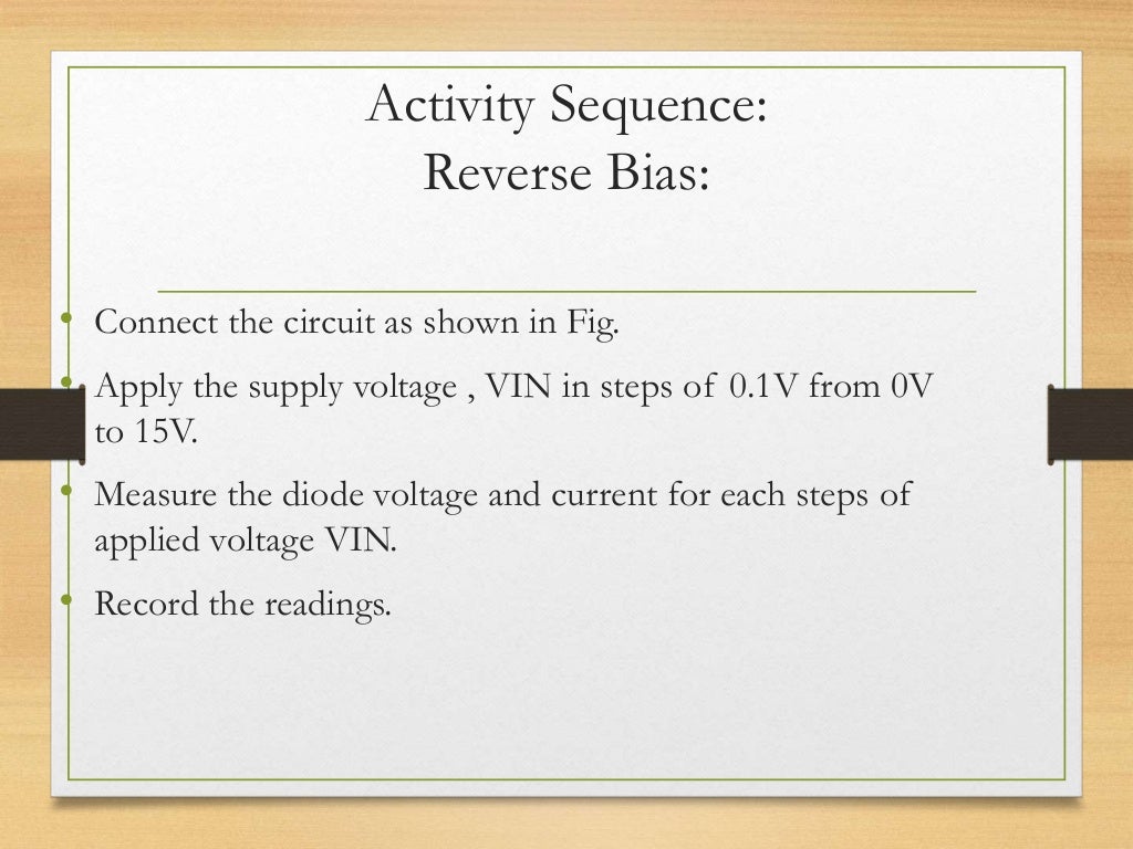 Pn junction diode characteristics Lab expriment