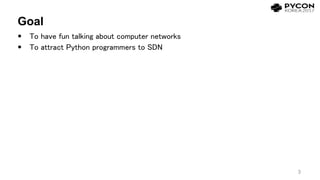 What is SDN and how to approach it with Python | PPT