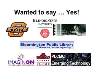 Wanted to say … Yes! 