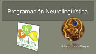 Programación Neurolingüística
Johan J. Briceño Banquet
 