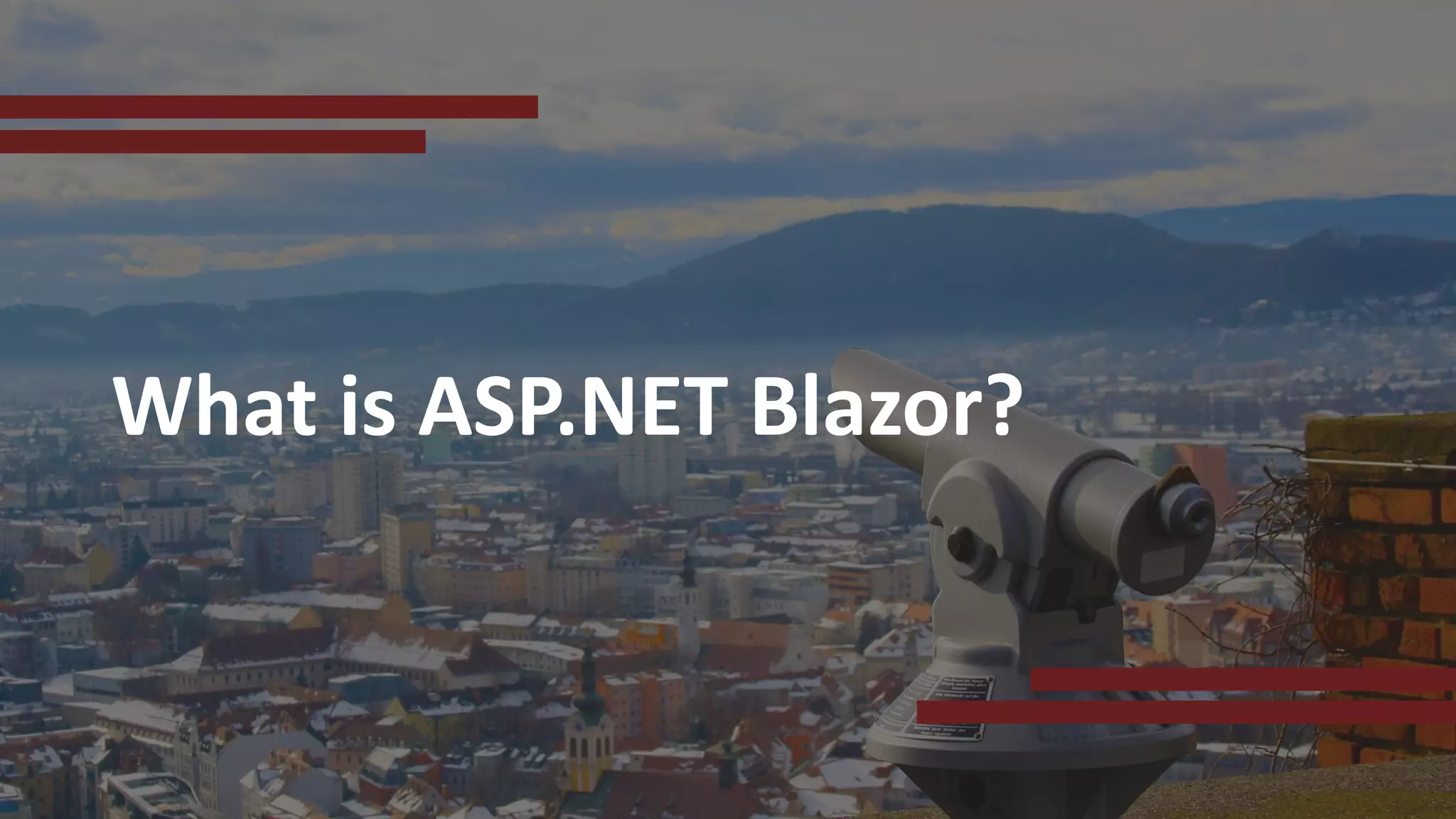 What is ASP.NET Blazor?