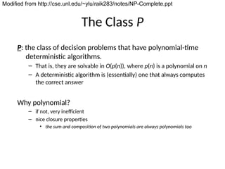 Understanding Computational Complexity: P, NP, and NP-Complete Problems ...