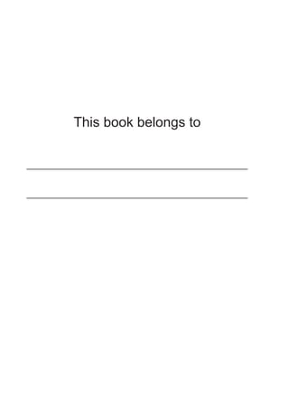 This book belongs to
No. 000001
 