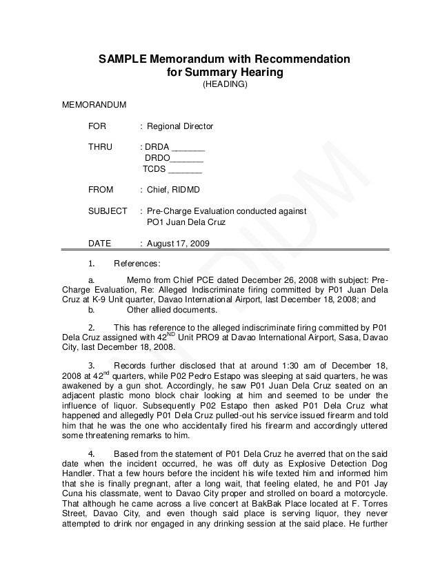 Pnp pre charge evaluation and summary hearing guide Pnp pre charge evaluation and summary hearing guide