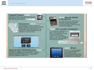 UNESCO EDUCATION SECTOR 39
 