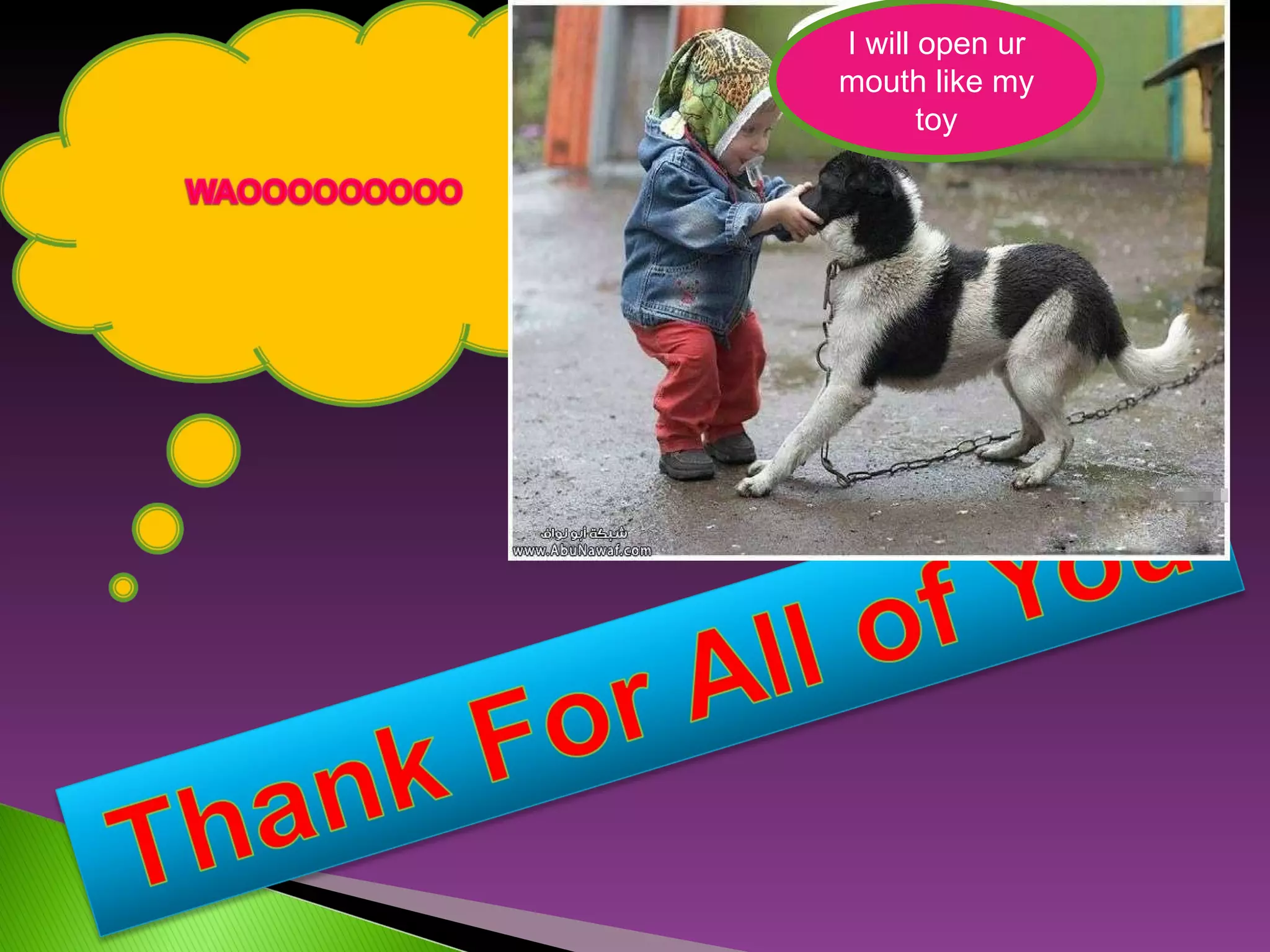 I will open ur mouth like my toy 