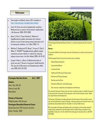 Metabolic effects of green tea | PDF