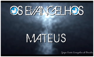PNT 009 - Introdução ao Evangelho de Mateus