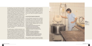 Las funciones y los servicios 
61 
La orientación, por parte de la Agencia, de activida-des 
de formación que tengan en cuenta las líneas 
estratégicas del desarrollo económico del territorio, 
constituye un aspecto de particular importancia. En 
efecto, en todos los países y hasta en las regiones con 
mayores desventajas, existen centros de formación 
profesional que preparan a los jóvenes en el ejerci-cio 
de los oficios más difundidos. Sin embargo, muy 
a menudo, la decisión sobre el contenido de las ac-tividades 
formativas es tomada sin tener en cuenta 
las potencialidades de desarrollo económico especí-fico 
de cada territorio. La Agencia puede contribuir 
a reorientar estas actividades formativas teniendo en 
cuenta no sólo el mercado del trabajo contingente, 
sino sobre todo las líneas de desarrollo futuro, que 
sustenta a través de sus propias actividades y sus 
propios financiamentos. De esta forma contribuye a 
dar a los jóvenes posibilidades concretas de ocupa-ción 
calificada y, al mismo tiempo, realiza una fun-ción 
de animación económica, valiéndose de recur-sos 
humanos provistos por su propia naturaleza de 
energía y creatividad. 
Un segundo aspecto, igualmente importante, se re-fiere 
a la orientación, por parte de la Agencia, de las 
numerosas actividades formativas que se realizan en 
el ámbito de los programas de cooperación o de ini-ciativas 
nacionales específicas. En este caso también 
se trata de iniciativas muy extendidas, que tienen la 
finalidad de mejorar las actividades productivas en 
curso o de promover una nueva mentalidad empre-sarial 
entre los productores locales. La Agencia pue-de 
completar eficazmente estas iniciativas, orientán-dolas 
hacia las líneas estratégicas de desarrollo local 
y, sobre todo, ofreciendo a los productores interesa-dos 
la posibilidad concreta de obtener créditos para 
potenciar o iniciar las actividades propias, según lo 
aprendido. En este caso también, la intervención de 
la Agencia tiene la función de dar soluciones con-cretas 
y, al mismo tiempo, de difundir en el territo-rio 
una nueva cultura de desarrollo económico lo-cal. 
Los servicios de soporte empresarial 
Ya se ha subrayado cómo la promoción y el apoyo a 
las empresas locales constituyen una característica 
imprescindible, en cierto sentido el negocio medu-lar 
de las actividades de las Agencias. En efecto, 
estas les ofrecen a las empresas existentes o a los po-tenciales 
empresarios del área una gama de servicios 
mucho más amplia, integrados entre sí, que com-prende, 
normalmente: 
• la formulación de proyectos de empresa 
• la formación de recursos humanos 
• la asistencia técnica durante la fase de 
preparación de los planes económicos y 
durante el arranque y consolidación de las 
empresas 
• la asistencia financiera mediante la 
erogación de créditos, la participación 
directa en el capital de riesgo de las 
empresas, la puesta a disposición de fianzas, 
la búsqueda de fuentes de financiamiento y 
la ayuda para acceder a créditos externos. 
Estas actividades constituyen instrumentos clásicos 
de asistencia a las empresas y tienen la característica 
Las funciones y los servicios 
60 
Bosnia 
Herzegovina 
Una empresa 
de productos lácteos 
financiada 
por la Agencia del 
Cantón de Travnik. 
 