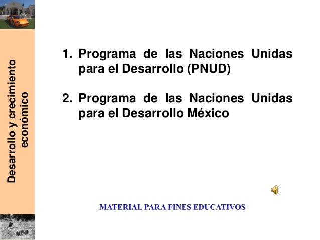 PNUD- PROGRAMA DE LAS NACIONES UNIDAS PARA EL DESARROLLO