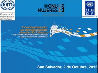 San Salvador, 2 de Octubre, 2012
 