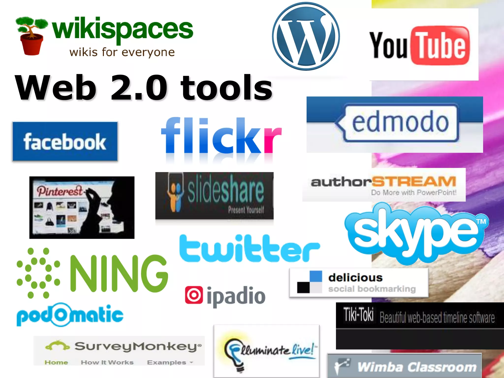 Web 2.0 tools
 
