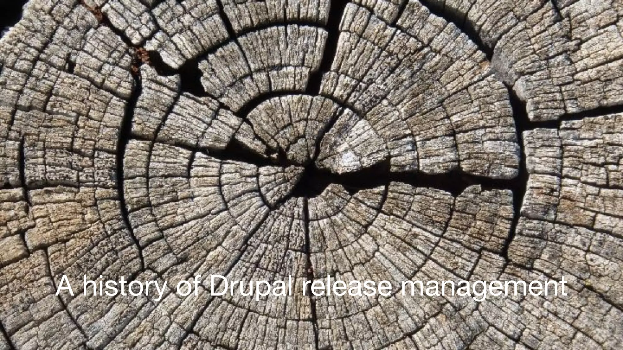 ©2017 Acquia Inc. — Confidential and Proprietary30
A history of Drupal release management
 