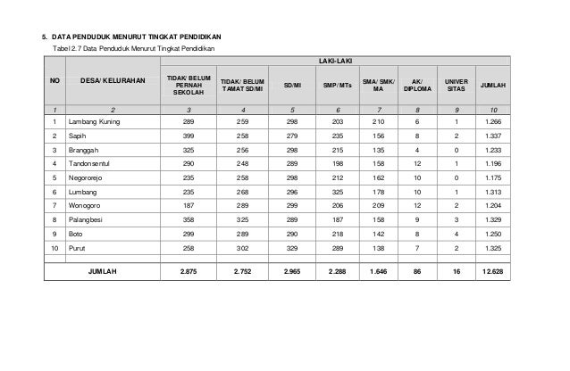 POA 2013 PKM LUMBANG