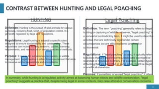 Poaching cruelty what, why and how .pptx