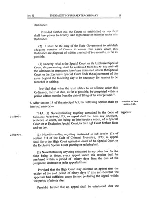 POA 1b SCs and STs (Prevention of Atrocities) Amendment Ordinance 2014