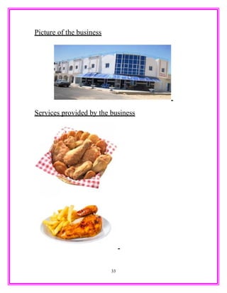 Picture of the business
Services provided by the business
33
 
