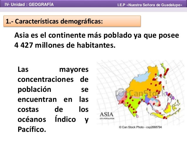 Poblacion Y Calidad De Vida Asia