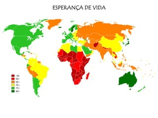 ESPERANÇA DE VIDA
 