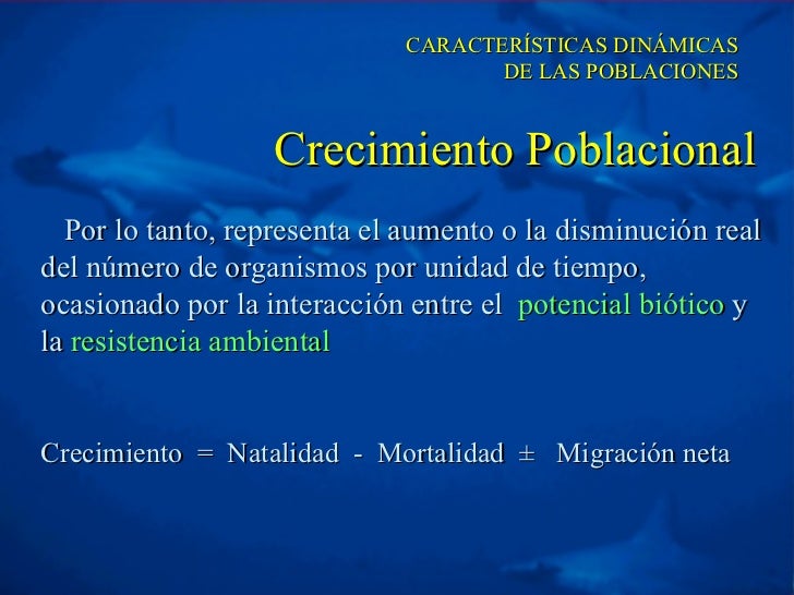 Dinámica Poblacional