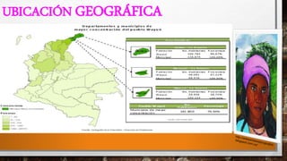 Wayuu Language Map Poblacion wayúu cultura y generalidades | PPTX