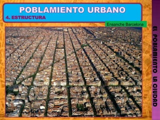 EL  POBLAMIENTO  LA CIUDAD Ensanche Barcelona 