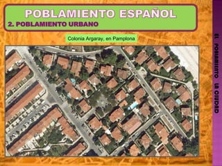 EL   POBLAMIENTO   LA CIUDAD Colonia Argaray, en Pamplona 