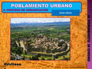 EL  POBLAMIENTO  LA CIUDAD EDAD MEDIA Cristianas  