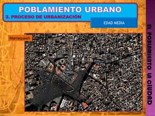 EL  POBLAMIENTO  LA C IUDAD EDAD MEDIA Marraquesh  
