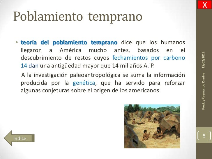 Poblamiento temprano Descubre la teoría detrás de los primeros habitantes ★ Teoría Online