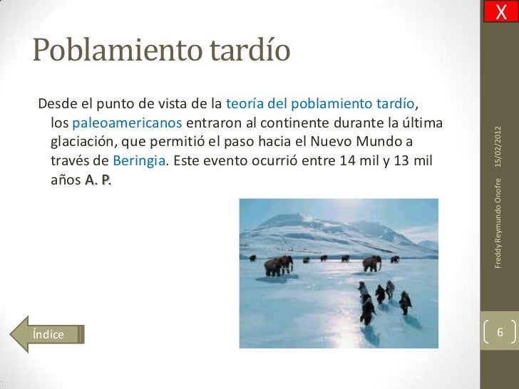 Poblamiento de América
