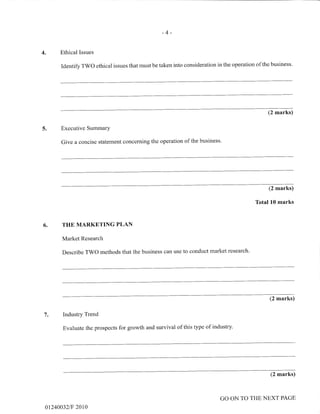 Pob paper 3 | PDF