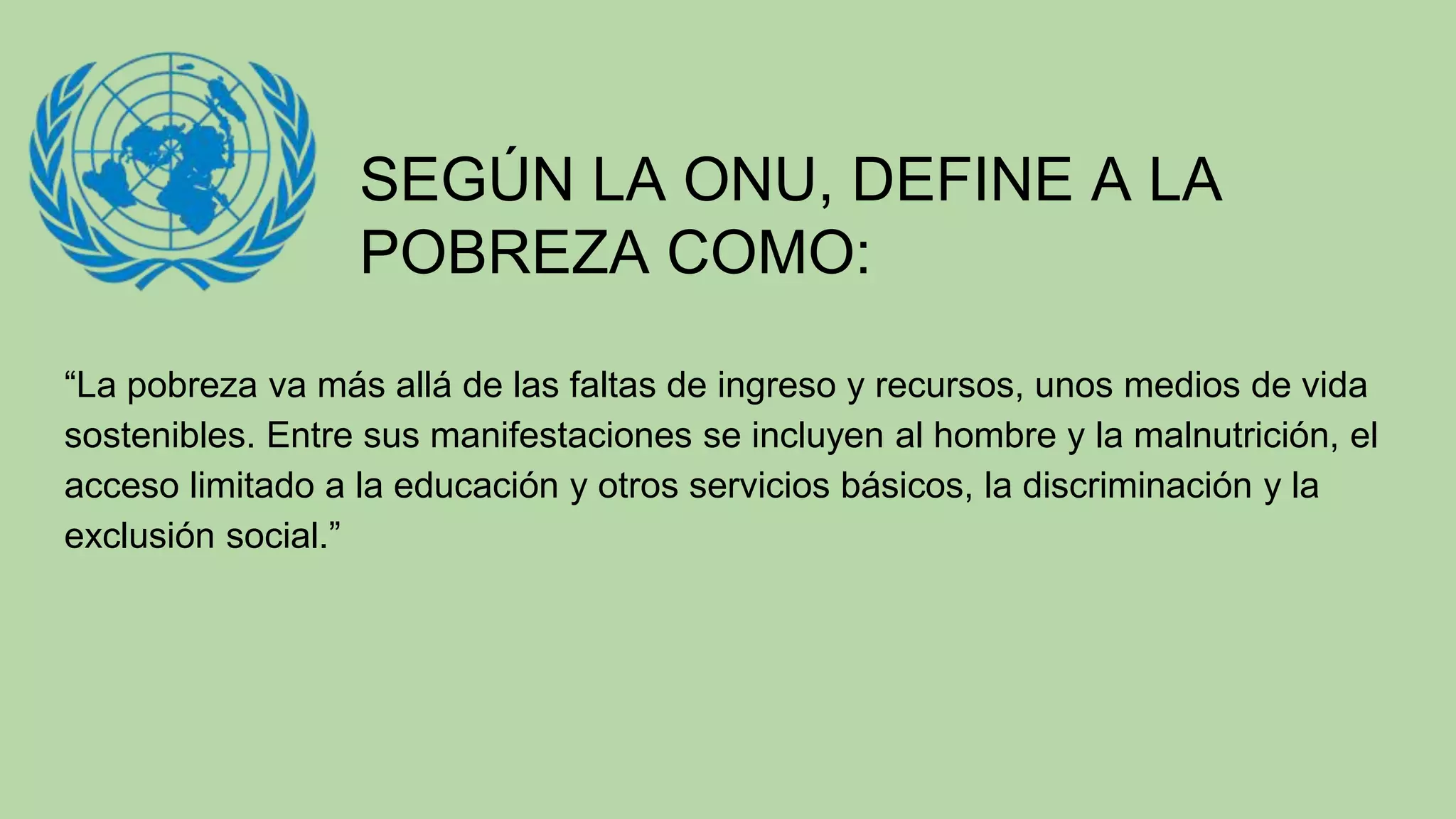Pobreza en el mundo | PPT