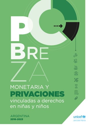 MONETARIA Y
vinculadas a derechos
en niñas y niños
PRIVACIONES
E
A
Z
BR
2016-2023
ARGENTINA
 