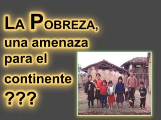 LUCHA CONTRA LA POBREZA