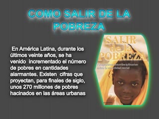 POBREZA EN AMERICA LATINA
