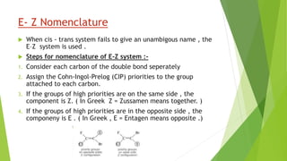 Is Trans Z Config Geometrical Isomerism | PPTX