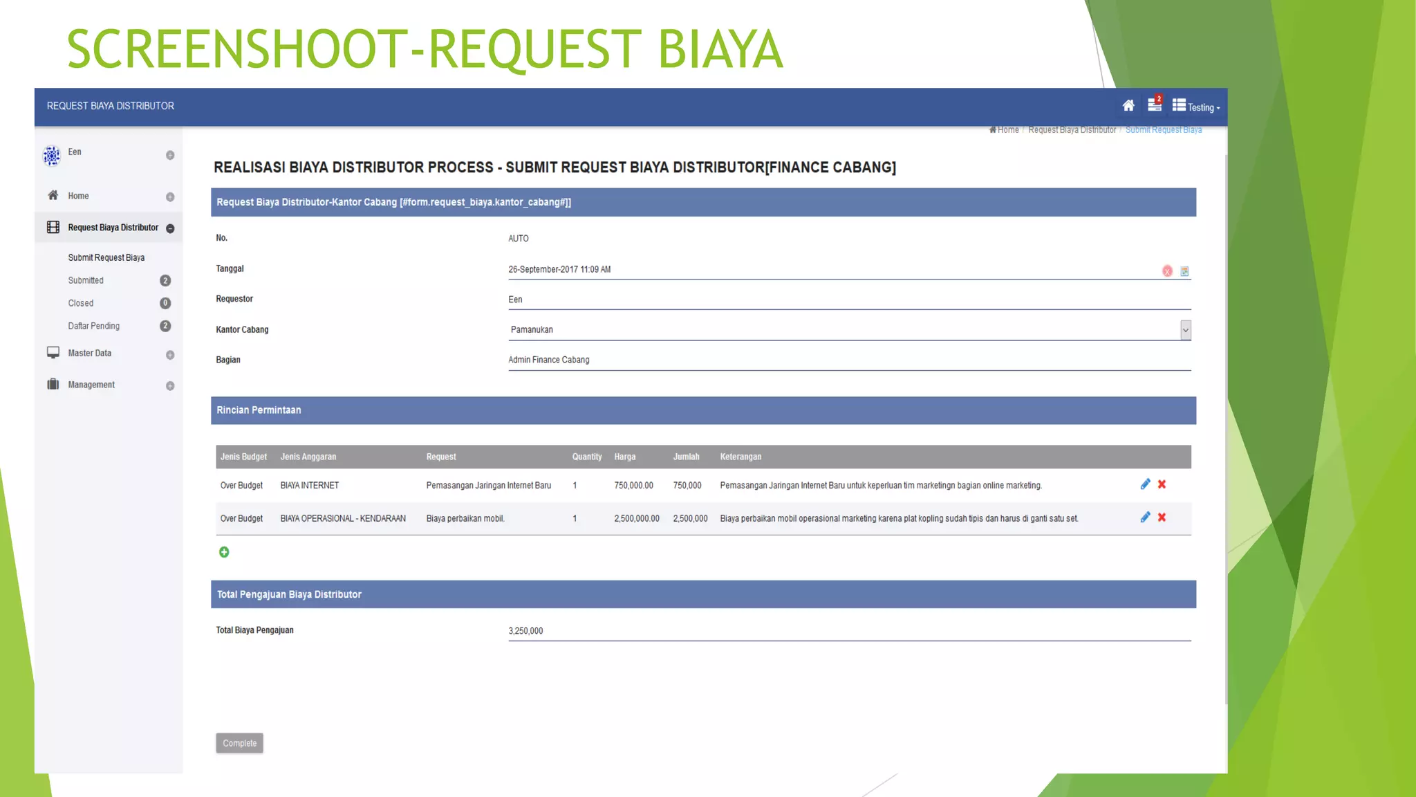 SCREENSHOOT-REQUEST BIAYA
 