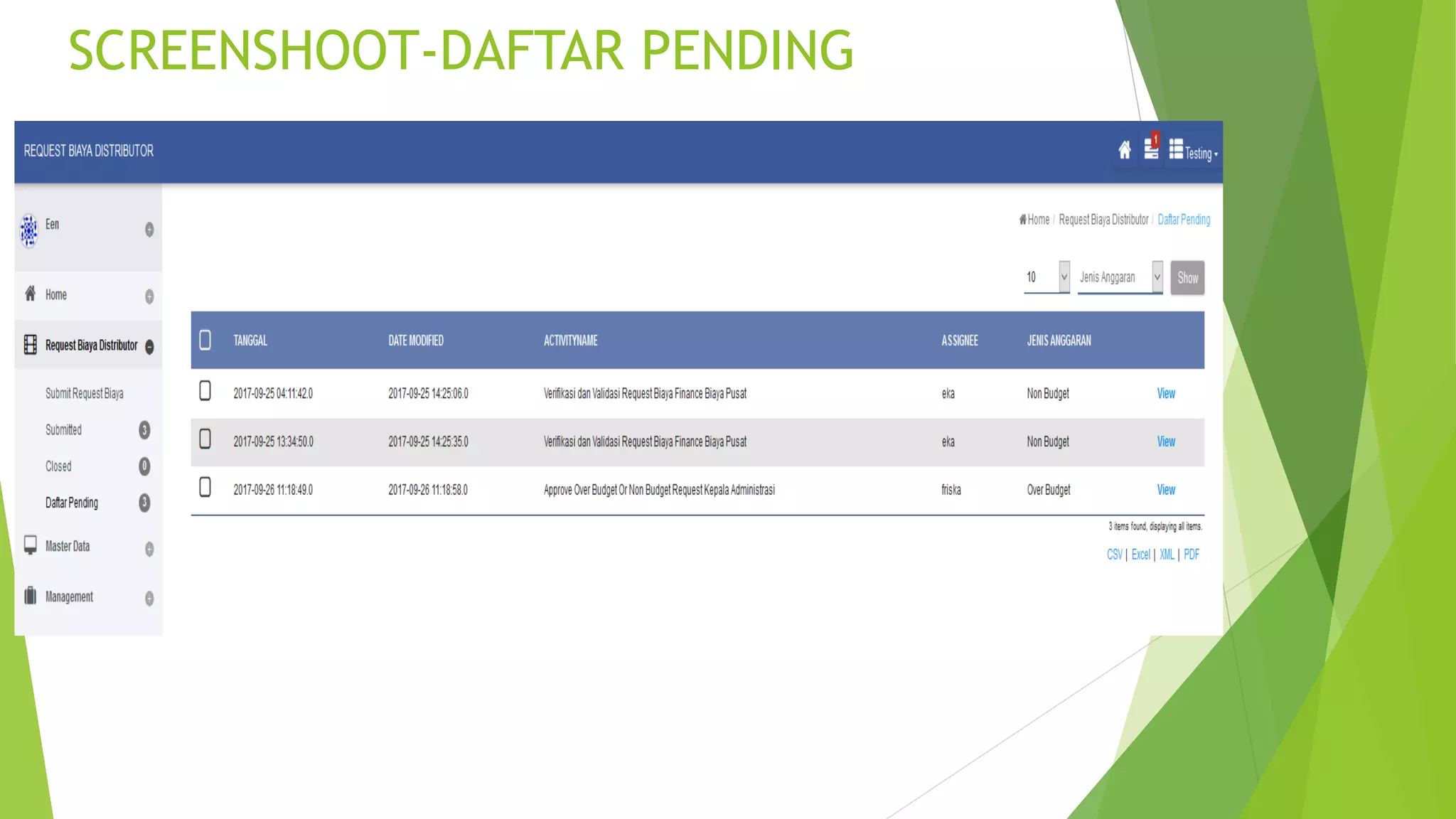 SCREENSHOOT-DAFTAR PENDING
 