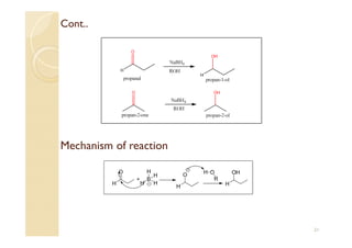 21
Mechanism of reaction
Cont..
 