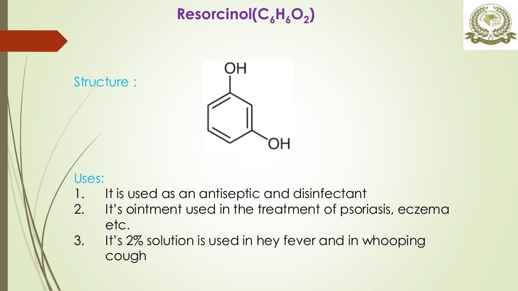 Structure and uses of Phenol,Cresol,resorcinol and Naphthol