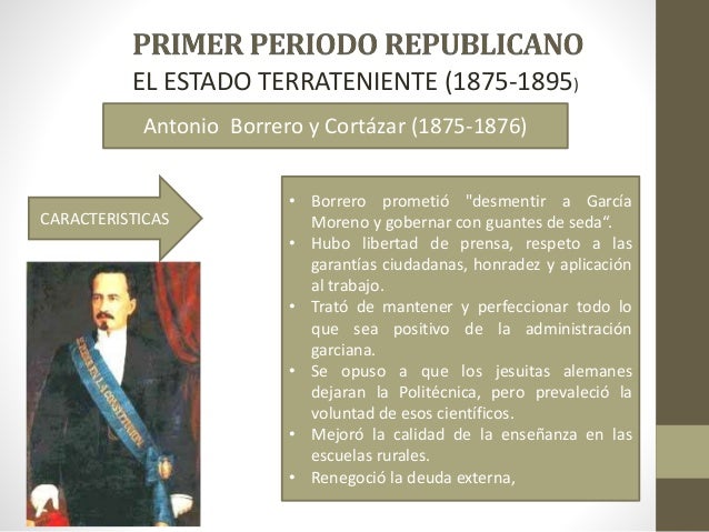 Epoca Republicana del Ecuador