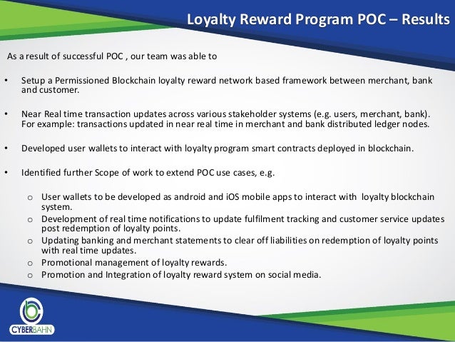 Blockchain For Fintech Poc