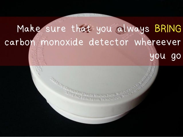 Student Room Carbon Monoxide Detector Student Room Carbon Monoxide Detector