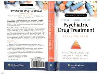 Pocket handbook of psychiatric drug treatment sixth edition