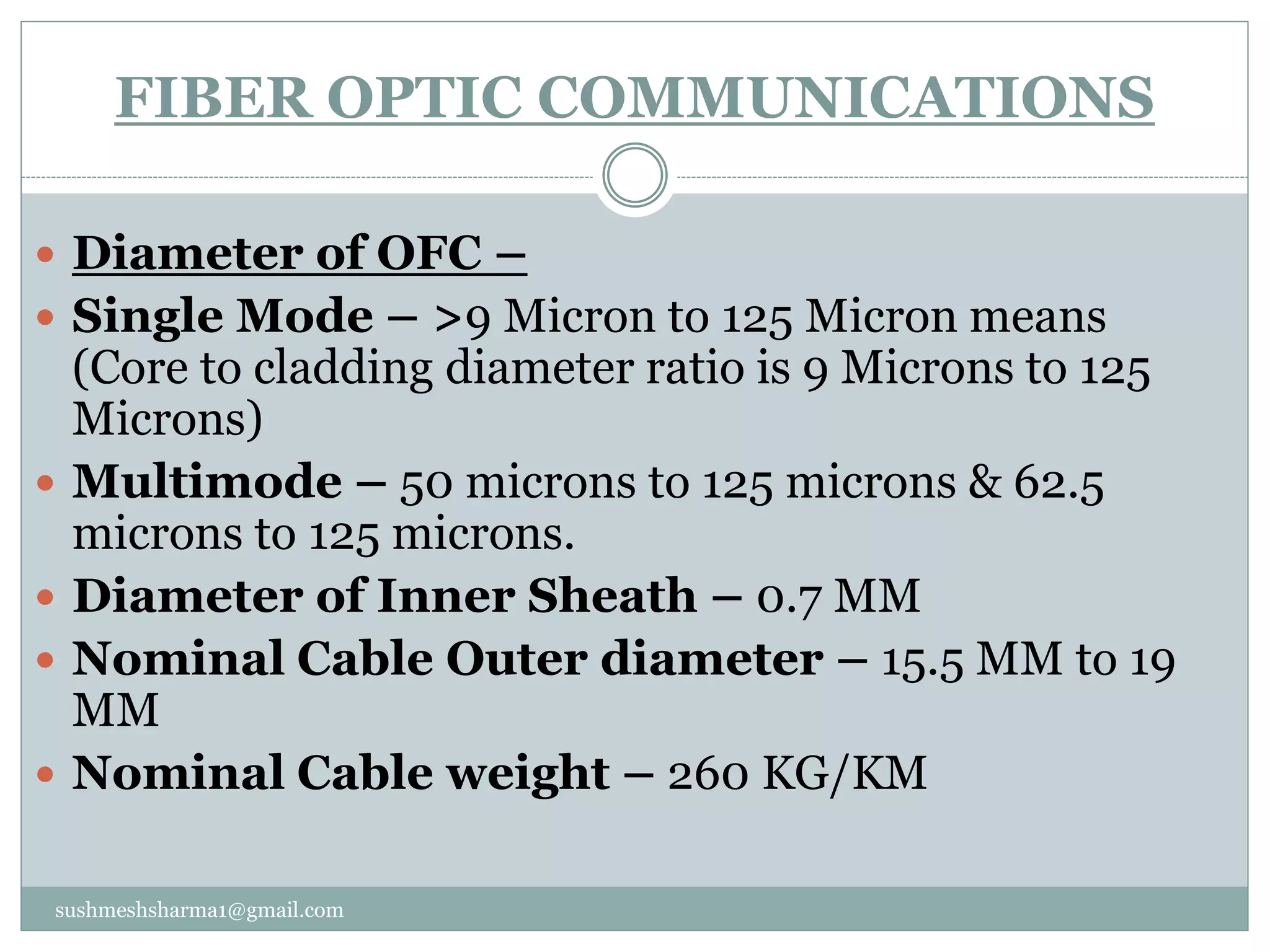 OFC Communication - Pocket Note | PPTX